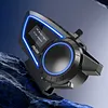 Motorcycle Helmet BT Headset Motorcycle Headphones Compatible with All Helmets