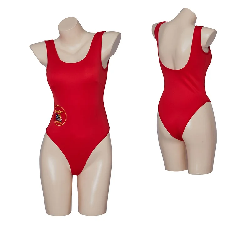 Pam & Tommy Sexy Red Jumpsuit Swimsuit Cosplay Costume
