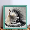 (Stamped/Counted) Piano Girl-11CT Cross Stitch 40*40cm