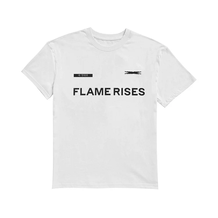 LE SSERAFIM 2023 TOUR 'FLAME RISES' Logo T-shirt