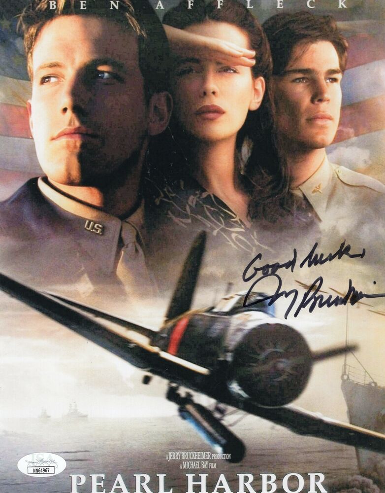 Jerry Bruckheimer Signed Pearl Harbor 8x10 Photo Poster painting w/ NN64967