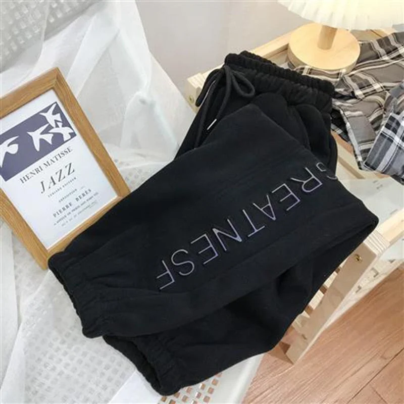 Women Baggy Gray Women's Sports Streetwear Pants Joggers Harem Pants Women Casual Loose Sweatpants