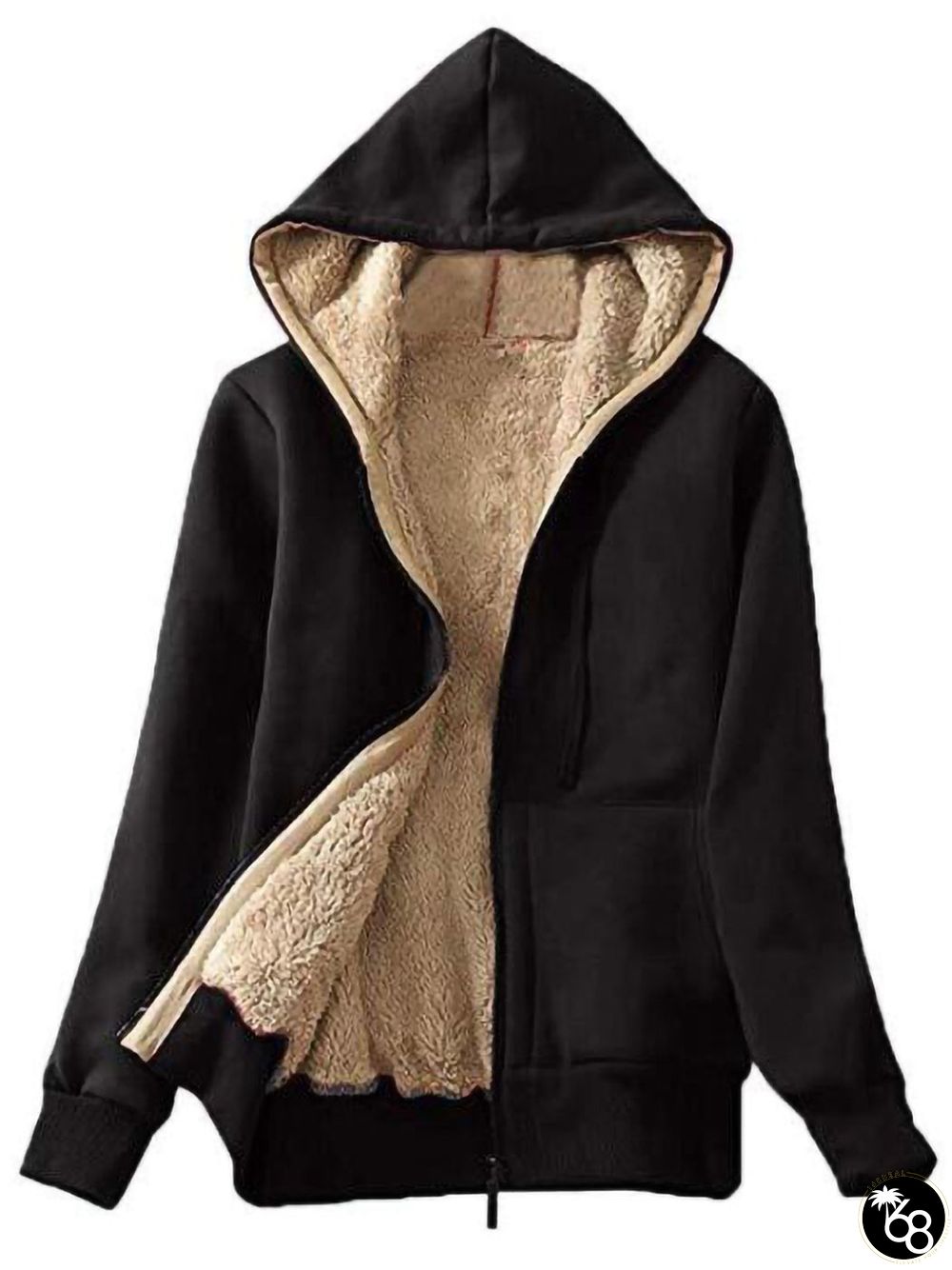 Thick Sherpa Self Hug Hoodie | 168DEAL