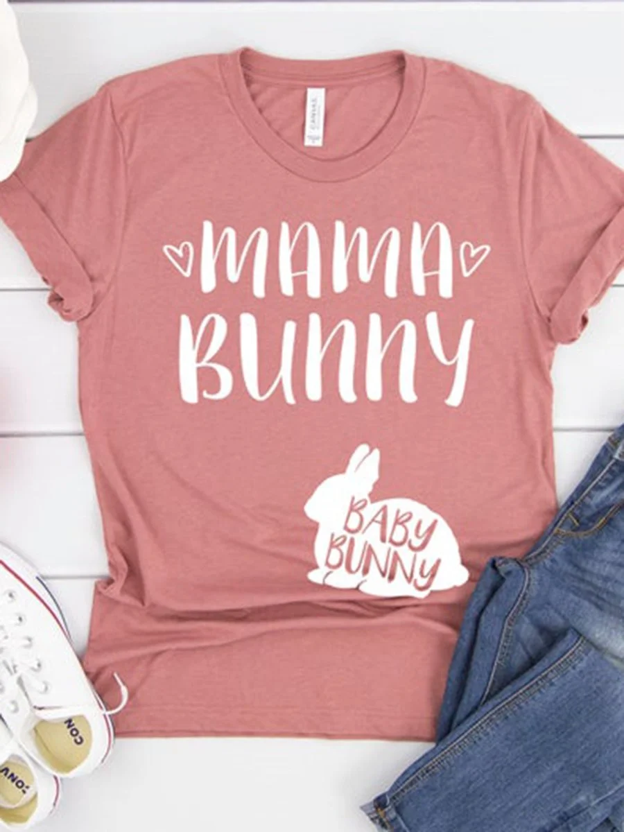 Mama Bunny Baby Bunny T-shirt