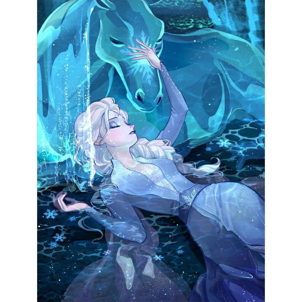 

Frozen Elsa - Round Drill Diamond Painting - 35*50CM, 501 Original
