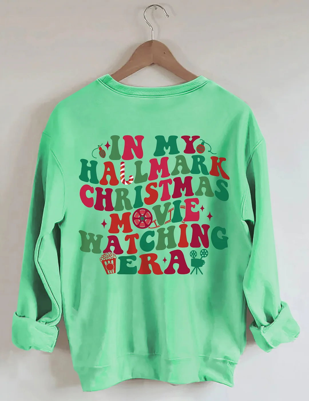 Christmas Movie Watching Era Sweatshirt