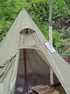 Fireproof Pipe Wrap Pipe Insulation Webbing w/ 2 Clamps for Stove Flue Protector