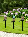 Solar Fairy-Tale Mushroom Cottage Landscape Pathway Light Waterproof LED Outdoor Lawn Lamp Courtyard Decoration Light for Spring Garden Walkway Patio Yard Backyard