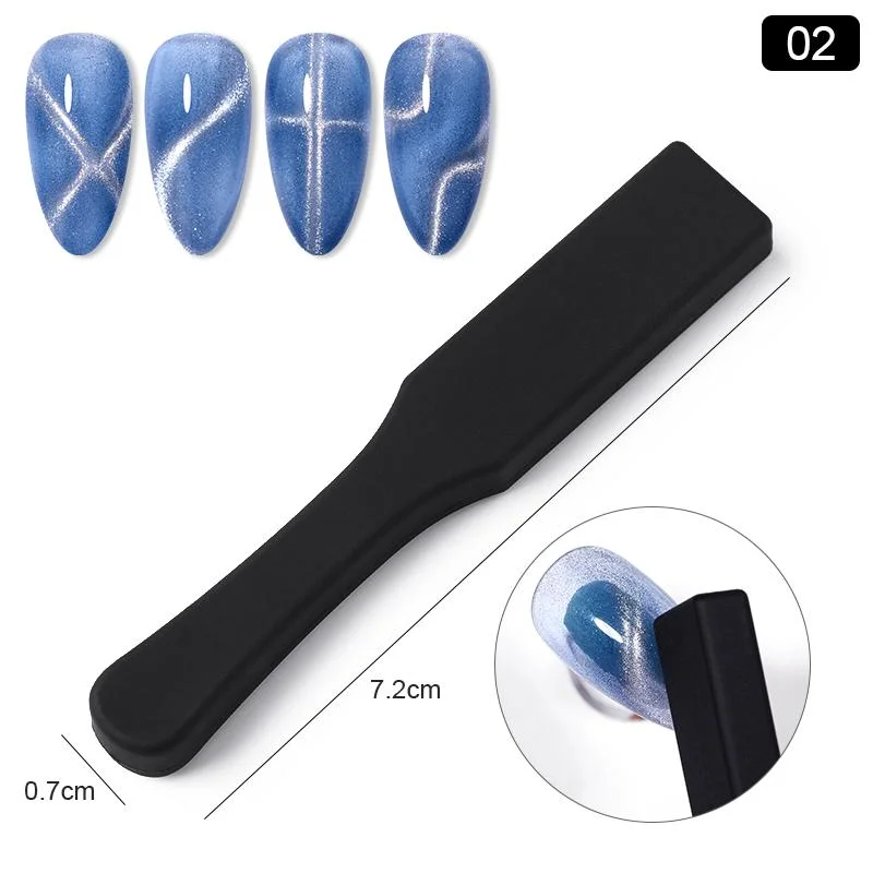 Magnetic Nail Art Stick 9D Cat Eyes Effect Strong Magnet Board Painting Gel 5D cat magnetic Nail Gel Polish Varnish Tools-Nail Inspo