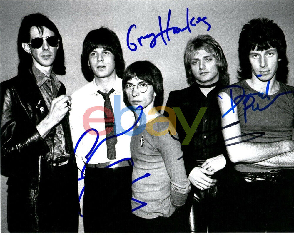 The Cars Band Signed 8x10 Autographed Photo Poster painting reprint