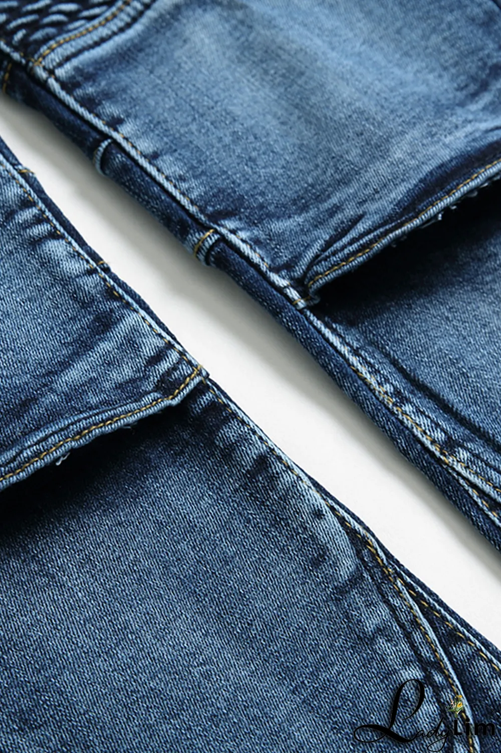 Black Gray Street Patchwork Make Old Fold Bottoms