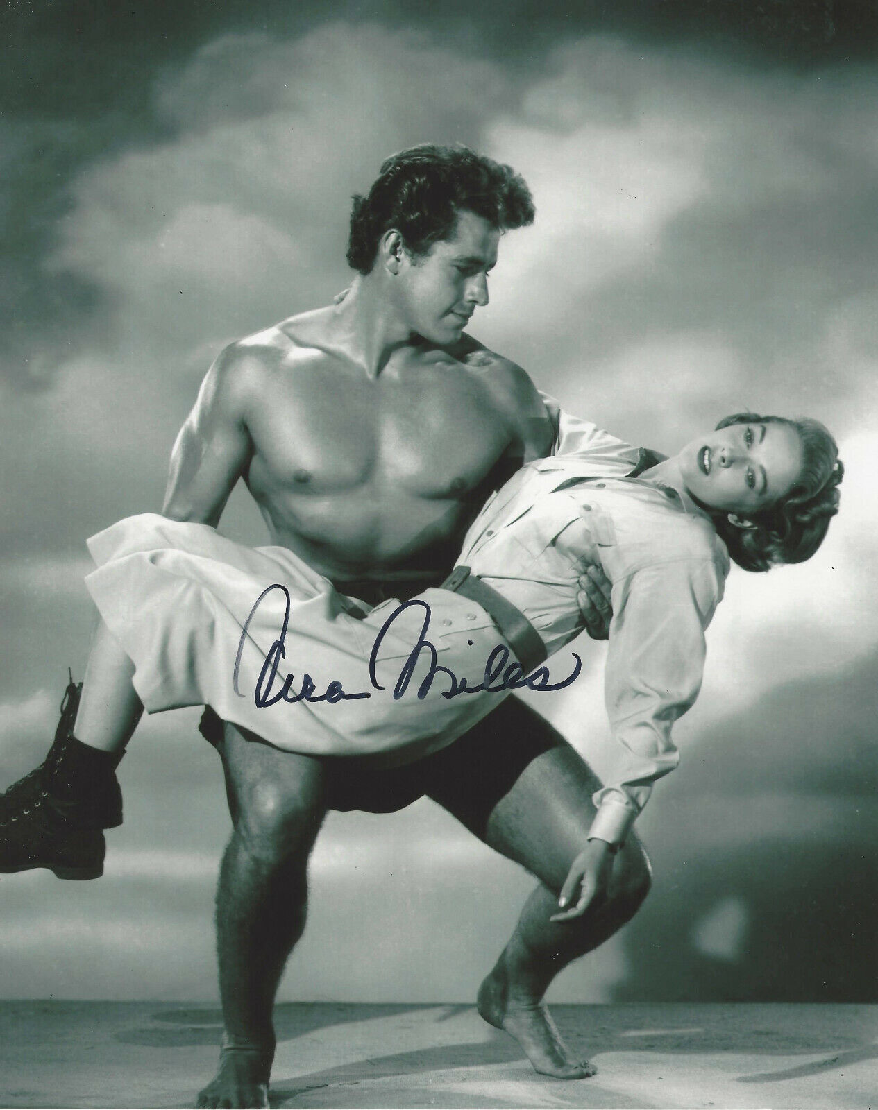 VERA MILES SIGNED AUTHENTIC 'TARZAN'S HIDDEN JUNGLE' 8x10 MOVIE Photo Poster painting w/COA