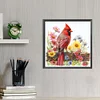 Diamond Painting-DIY Round Part AB Drill Cardinal(45*45CM)