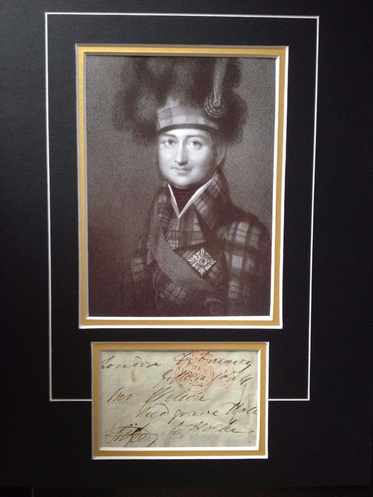 JAMES DUFF - EARL OF FIFE - ARMY GENERAL FOUGHT NAPOLEON - SIGNED Photo Poster painting DISPLAY