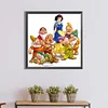 Snow White Dwarfs-Full Round Diamond Painting 30*30CM