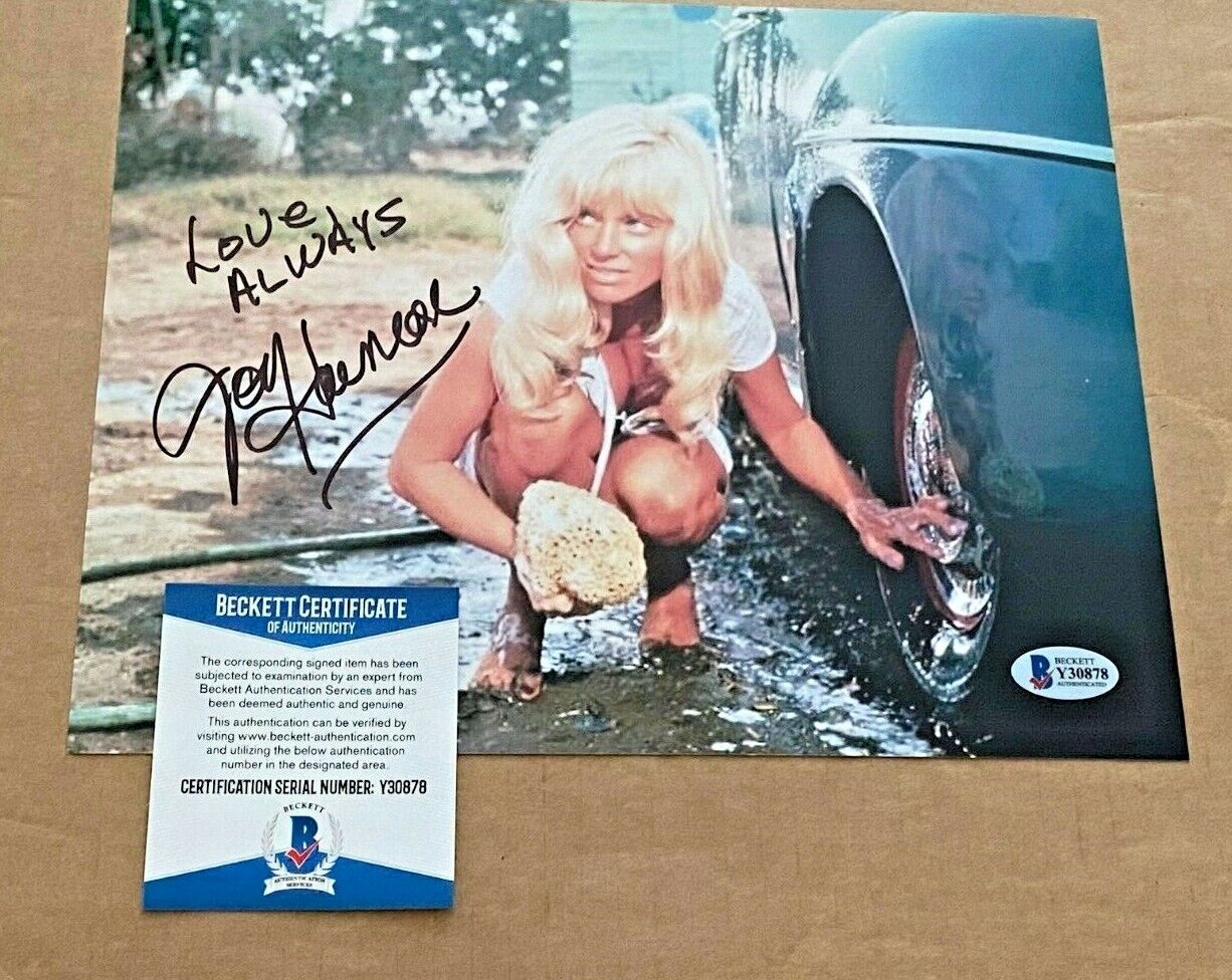 JOY HARMON SIGNED COOL HAND LUKE 8X10 Photo Poster painting BECKETT CERTIFIED