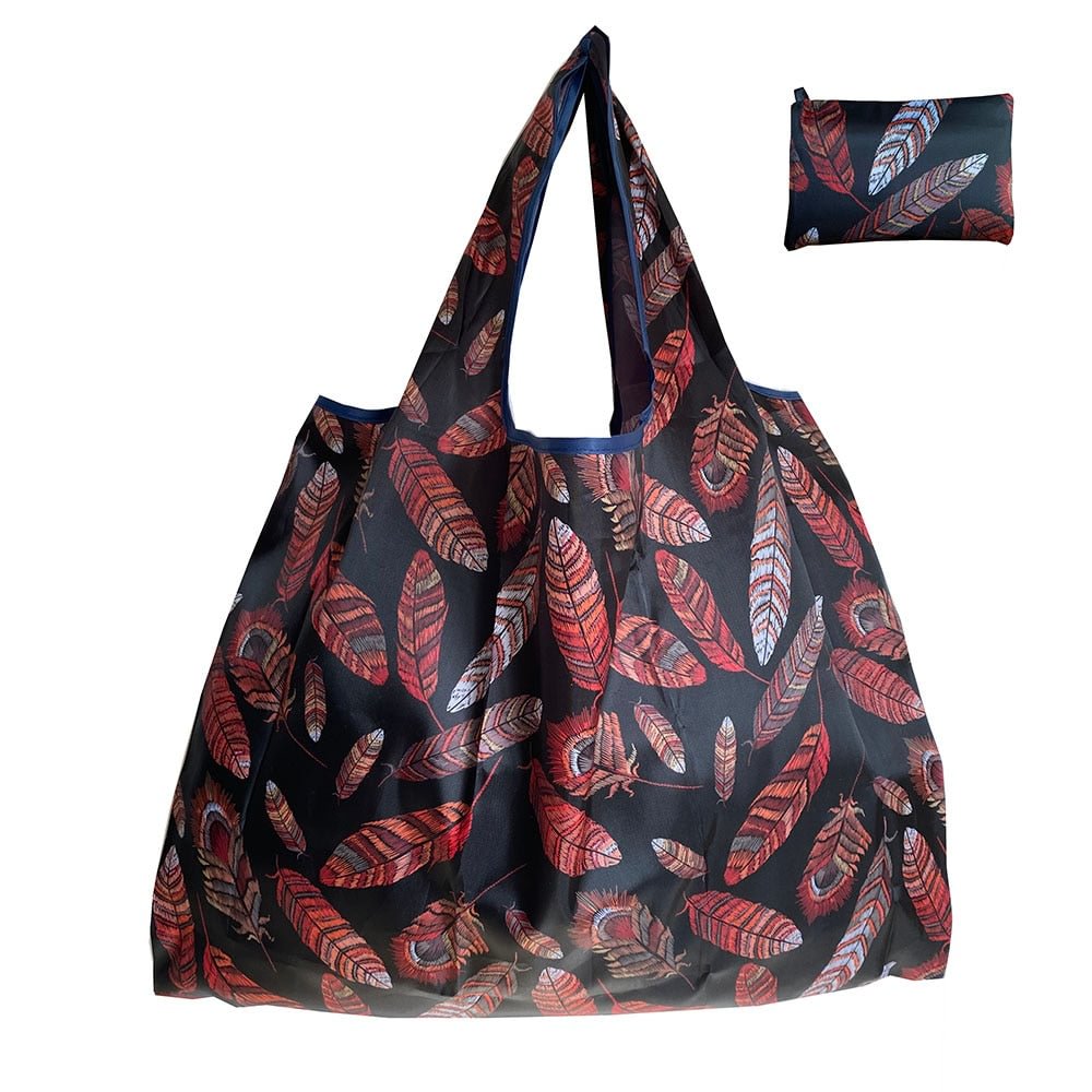 Large Grocery Bags Reusable Shopping Bags Large Handbags Foldable Women's Shoulder Bags Handbags Heavy Storage Bags