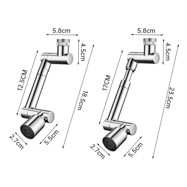 SAKER&reg; 1440&deg; Large-Angle Rotating Splash Filter Faucet