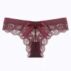 Lace sexy low waist seamless bow panties