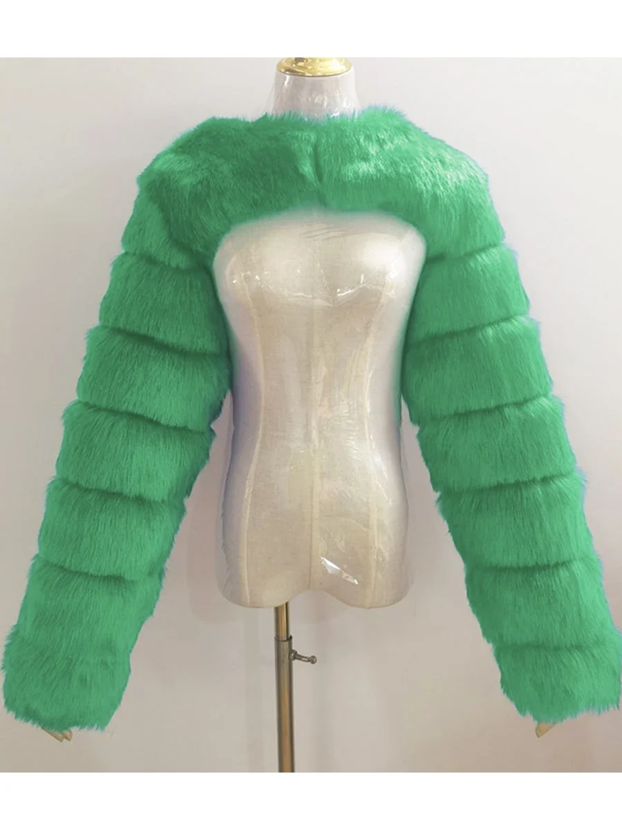 plus size faux fur shawl