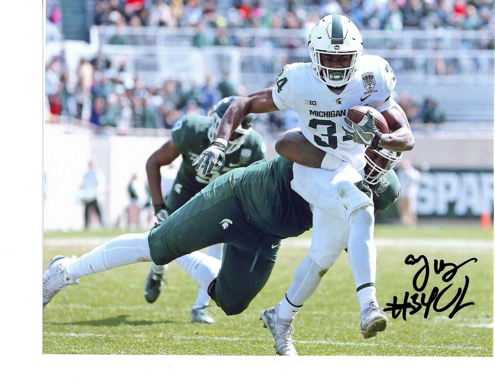 Anthony Williams signed autograph 8x10 Photo Poster painting Michigan State Spartans football b