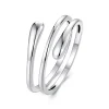 Twist Eternity Ring 925 Sterling Silver 
