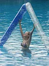 65 Inch Inflatable Jumbo Pool Noodles Floats for Kids and Adults (Silver)