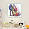 (US Local)High Heel-11CT Stamped Cross Stitch Kit(40x40cm)