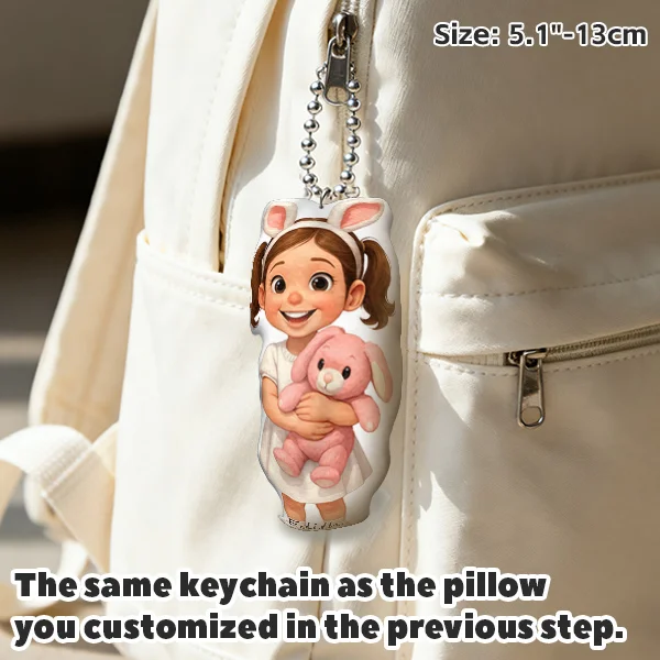 Perfect Matching! Same Design Minime Doll Keychain
