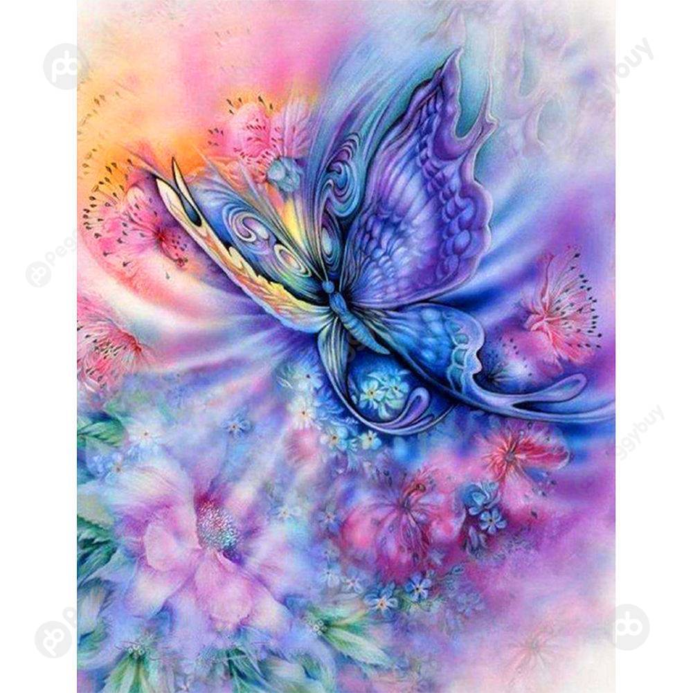 

40*50CM Paint By Numbers-Butterfly, 501 Original