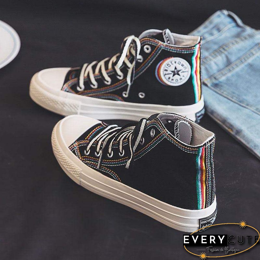 Women High-Top Canvas Shoes
