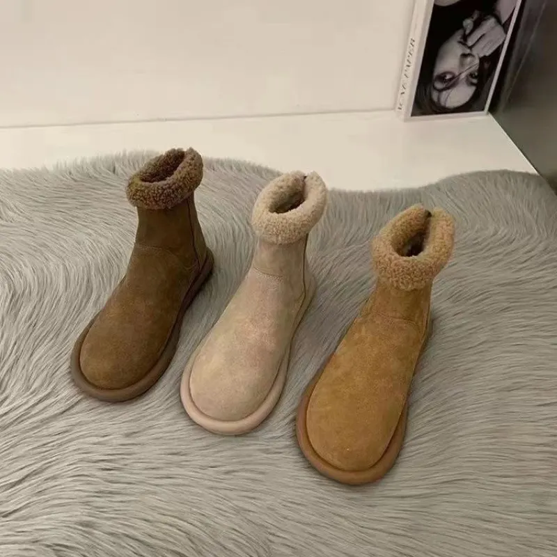 Yyvonne Yyvonne Fashion Short Tube And Velvet Inside The Boots Foreign Style Fashion Retro British Style Versatile Photos Out Of Hot Style