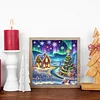 Christmas House - Diamond Painting - Partial Special Shaped Drill(Canvas|30*30cm)