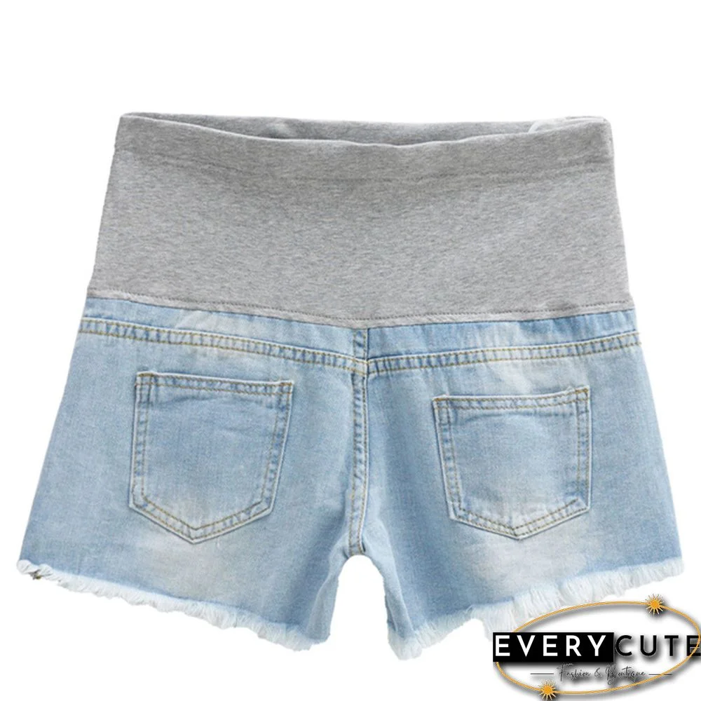 Pregnant women's Denim Shorts Summer Pregnant Casual Short For Women Pregnacy Shorts