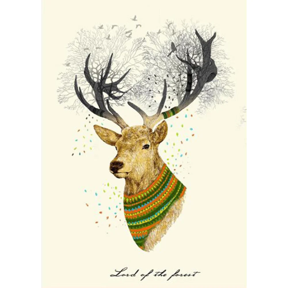 Full Round Diamond Painting 30*40cm - Deer