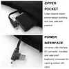 30 Areas USB Electric Heated Underwear Long Johns Heating Jacket (Black XL)