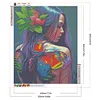 Diamond Painting-DIY Full Round Drill Butterfly Girl(50x60cm)