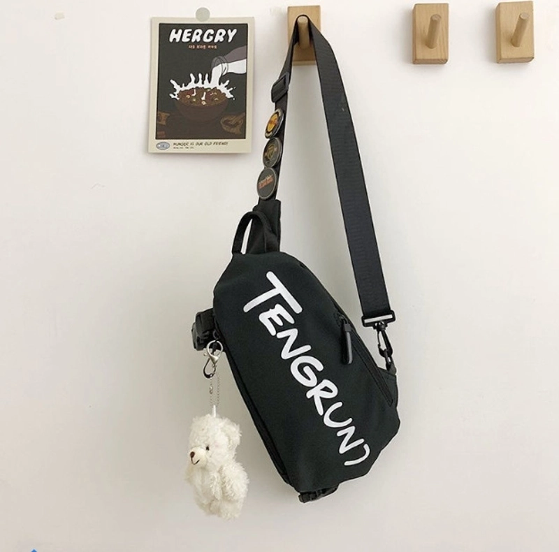 Unisex Streetwear Letter Nylon Waist Bags