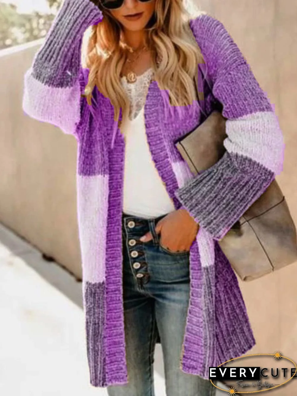 Casual Plus Size Sweater coat Cardigan