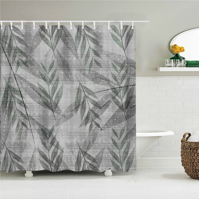 

Shower Curtain – Flower Trees Plant Leaves-180*180cm, 501 Original