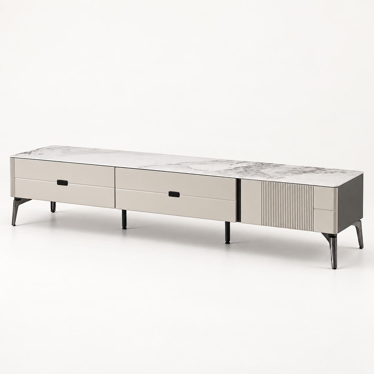 TV Console 212920 — white studio view