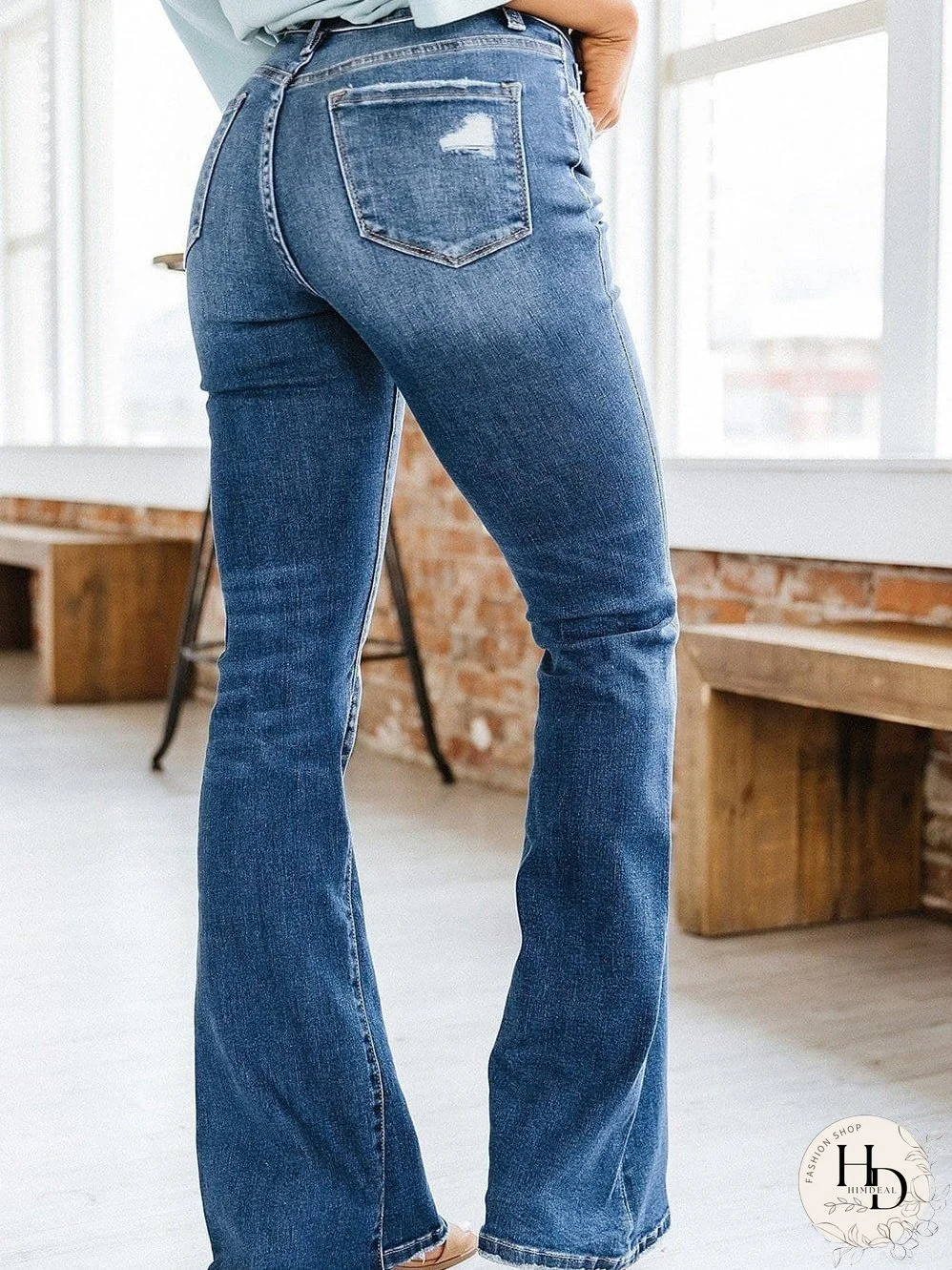 Vintage Inspired Flared Jeans