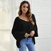 Women's V-Neck Solid Color Casual Blouses