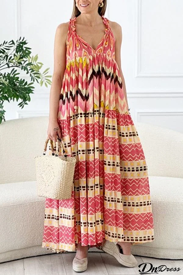 Harmony Coral Oversized Dress