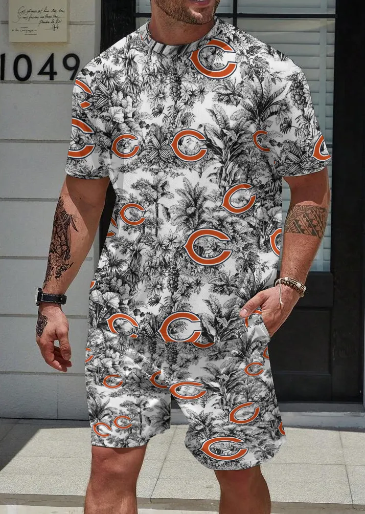 Chicago Bears Limited Edition Top And Shorts Two-Piece Suits