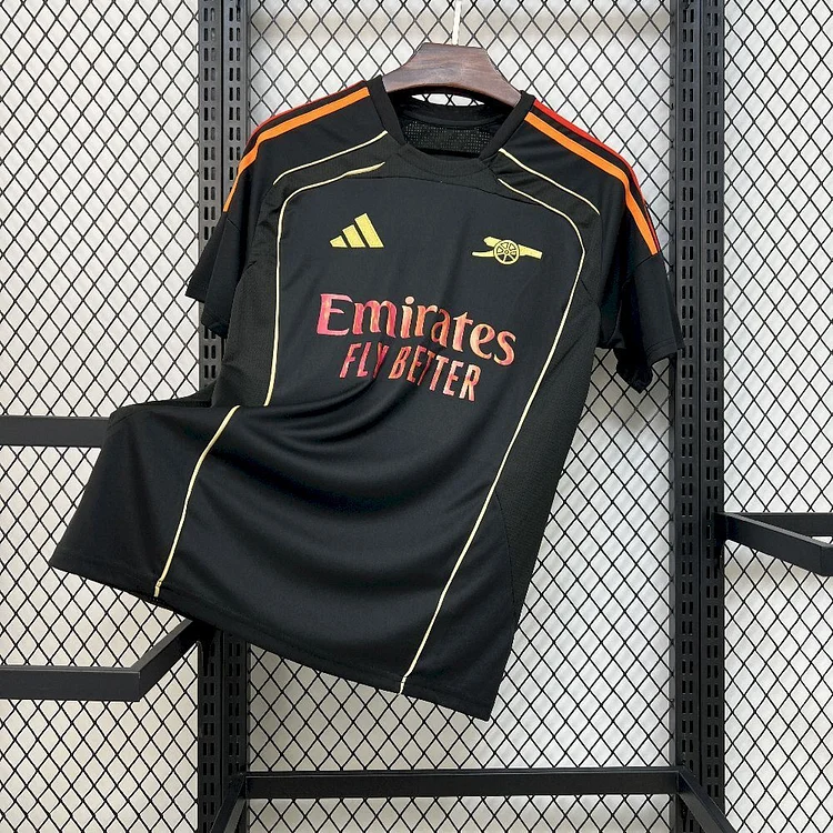 【S~4XL】Arsenal 25/26 Black Jersey