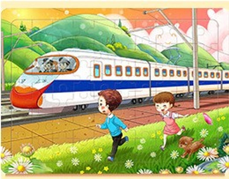 Puzzles Toddler(3-6years) Cartoon Wood Toys