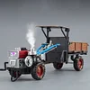 1:24 Alloy Tractor Model Hhand-Cranked Sounding Retro Collection Ornaments