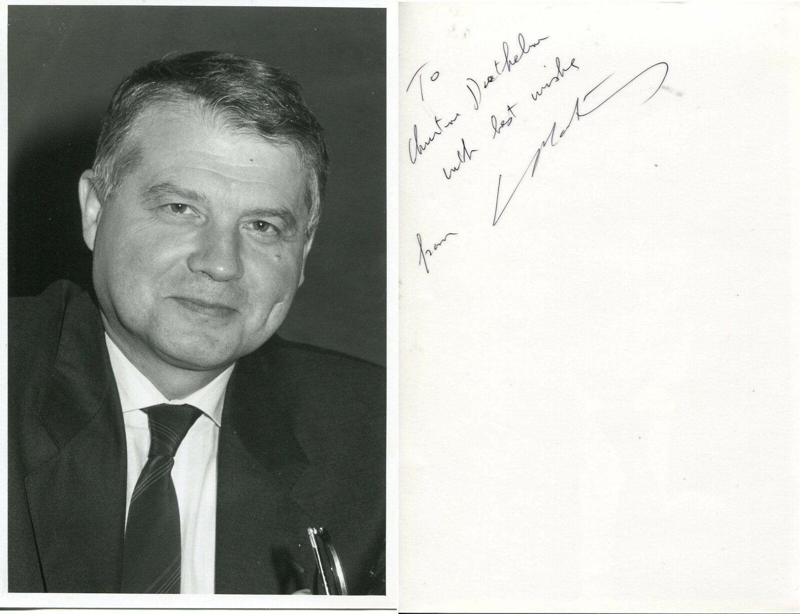 Luc Montagnier autograph, NOBEL PRIZE Medicine, Co-discovery of HIV, Photo Poster painting signe