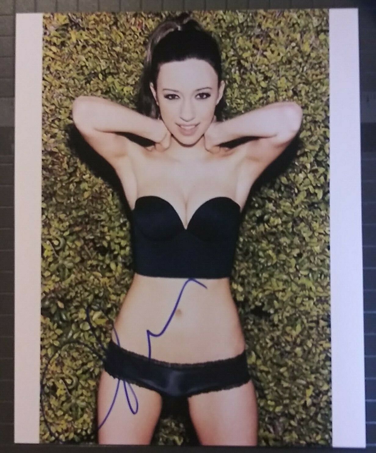 Christian Serratos signed 8x10